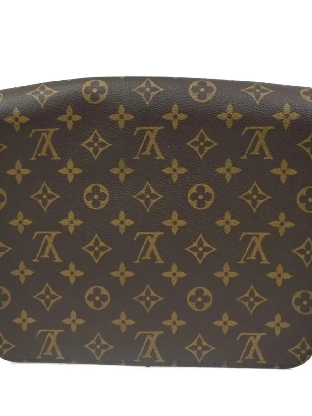 LOUIS VUITTON Cartouchiere GM Shoulder Bag Monogram Leather Brown M51252 77CA744